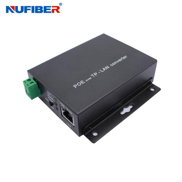 10/100M POE Ethernet Over Coaxial Extender , POE RJ45 To Coax Converter