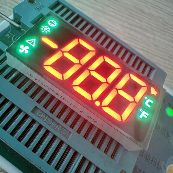 Red/Pure Green LED Display 7 Segment 17mm common cathode for Digital Refrigeration Systems