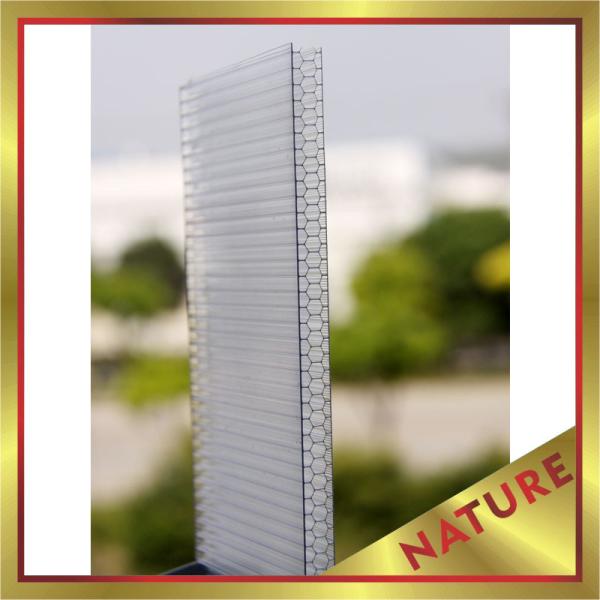 honeycomb polycarbonate panel,PC honeycomb sheeting for construction,greenhouse,excellent polycarbonate panel!