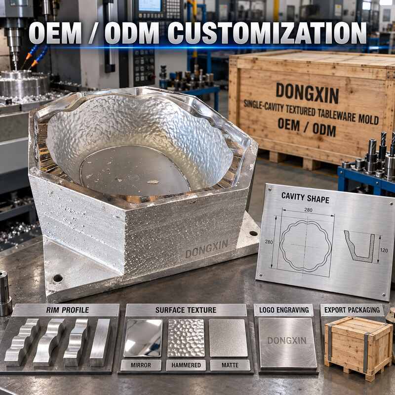 Custom P20 Tool Steel Melamine Compression Mold with Precision CNC Machining for Tableware Production