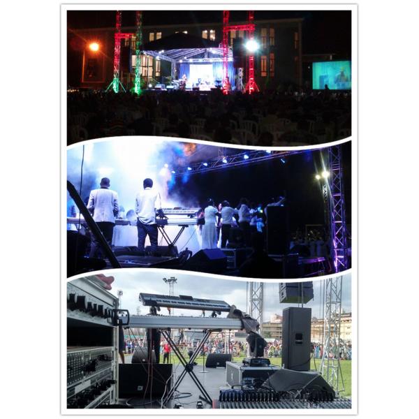 Outside Waterproof  Passive Pa System For Band , PA Loudspeaker System