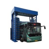 Máquina de lavar de autocarro credível com funcionalidade totalmente automática 24000mm Track Siz