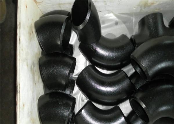 Plain End 45 Degree Elbow , Forged Pipe Fittings Butt Welding Connection