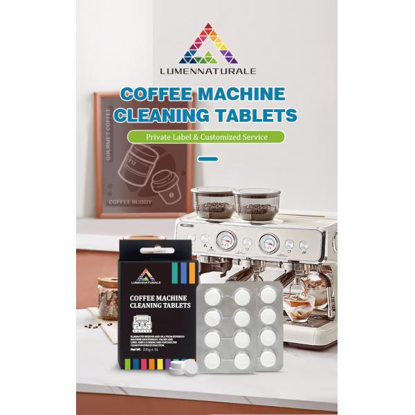 Solid Coffee Machine Cleaning Tablet 2g 8pcs for Espresso Machine and Coffee Maker