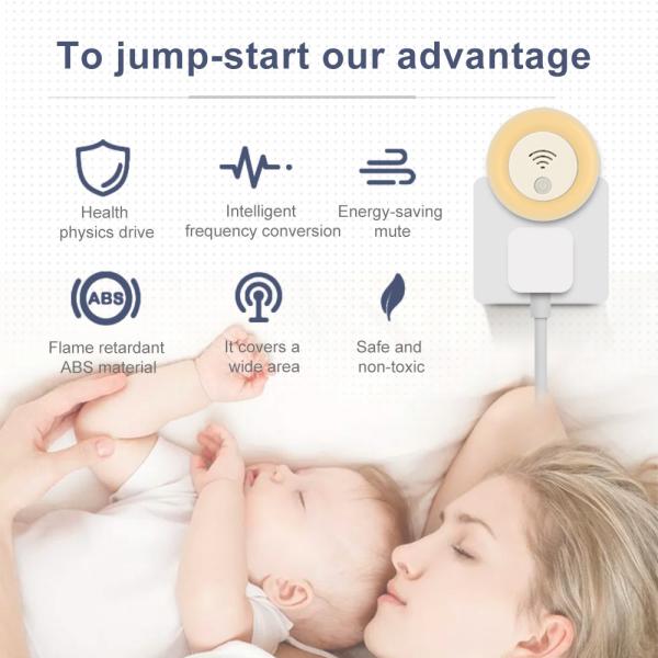 Hot Selling Electronic LED Lamp Night Light Pest Control, Home Indoor Plug In Mosquito Repellent Ultrasonic Pest Repelle