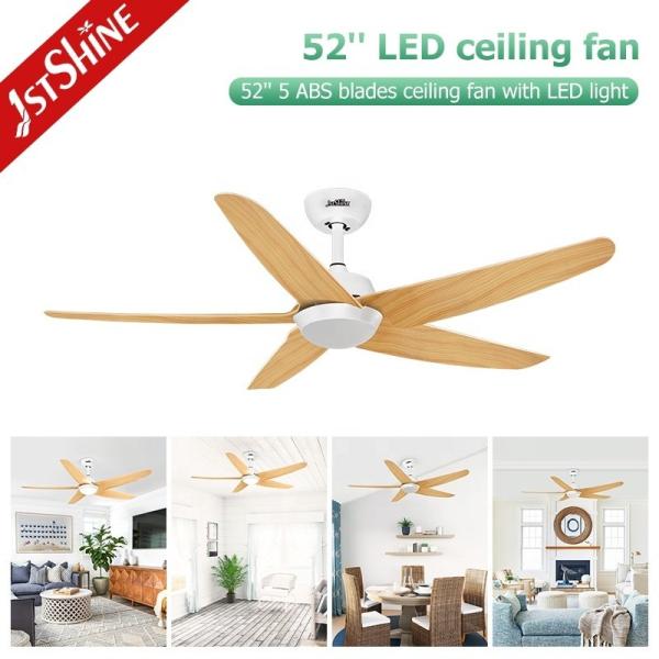 Lâmpada Fluxo luminoso lm 1275 Ventilador de teto LED ajustável moderno com controle remoto