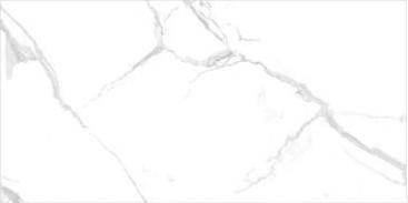 Carrara White Marble Ceramic Tiles Glazed Floor Tile 900 X 1800 Mm Antibacterial