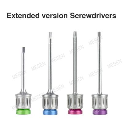 30mm 37mm Dental Extended Version Implant Screwdrivers Universal Prosthetic Kit