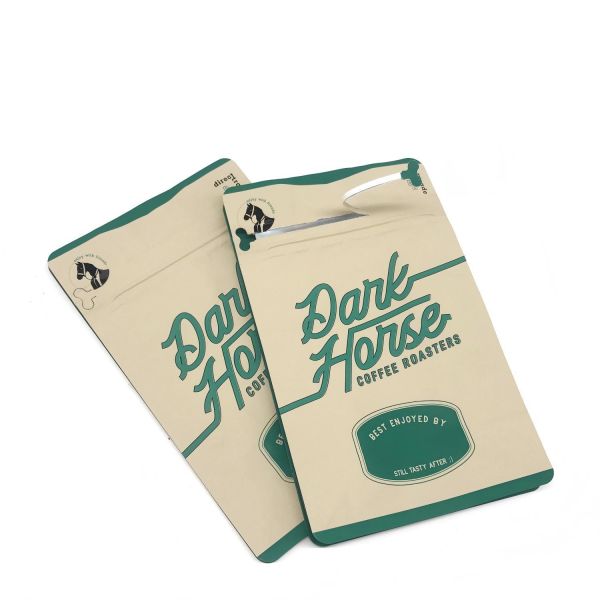 12oz 340g Coffee Bean Packaging Bags Safety Biodegradable Coffee Packaging