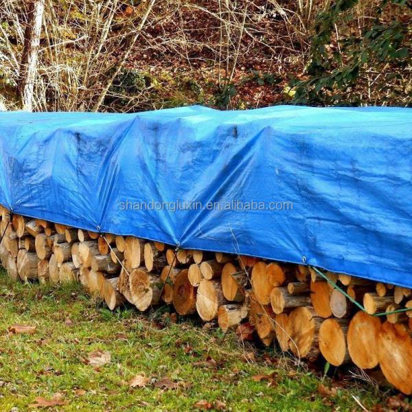Tela de PE azul para tecelagem exterior em HDPE e cobertura de cobertura de cobertura de cobertura à prova de chuva em LDPE