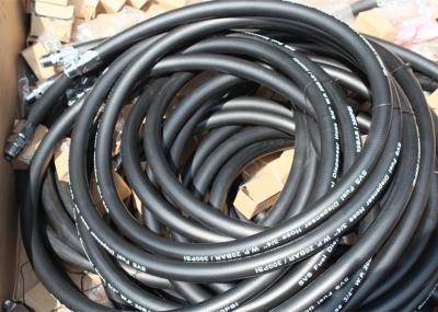 Black Fuel Transfer Hose / Fuel Disensing Hose Smooth Surface, 3/4Inch