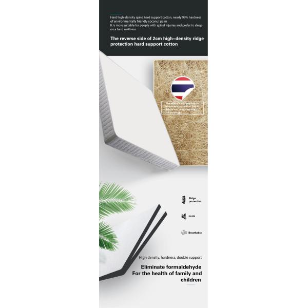 JOURM Pure Natural Latex Layer Hollow Three-Dimensional Structure for Airflow Comfort