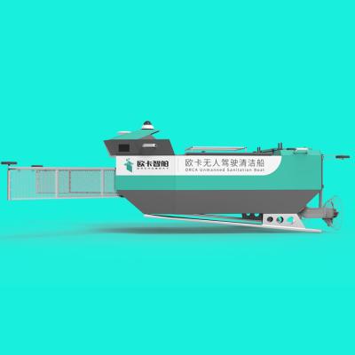 Splashproof Driverless Hydrographic Survey Vessel Automatic Lifting Garbage Baskets
