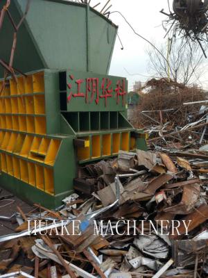 500 Tons Power Scrap Metal Shear Equipment For Scrap Metal Processing Operations