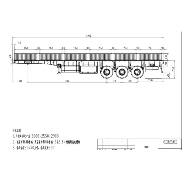 CIMC Nueva cerca alta de 3 o 4 ejes para el ganado ganado animales de granos alimenticios cerca de 60 toneladas de carga de estaca camión semirremolque