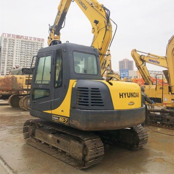 Bomba hidráulica usada Hyundai R80-7 Excavator 8 Ton 2013 ano modelo Coreia feita