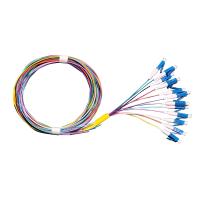 Conjunto OD 0.9mm da fibra da trança de ISO9001 G657A1 LC UPC núcleo de 12 fibras