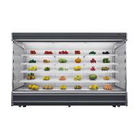 Moderno Ventilador Refrigerante Refrigerador Aberto Para Bebidas / Frutas / Vegetais