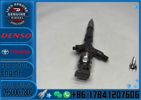 Combustível profissional Denso Common Rail 095000-7800 Para Toyota- Hiace Hilux 2kd-ftv Injetor 23670-39245
