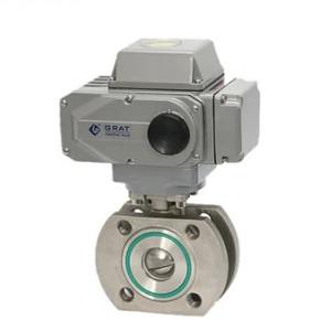Stainless Steel 304 Flange Connection Vacuum Ball Valve with Electric Actuator
