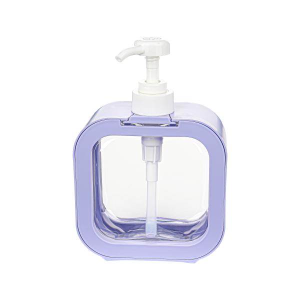 500ml Travel - Portable Large - Capacity Purple Plastic Spiral - Press Empty Lotion Bottle For Hand Sanitizer
