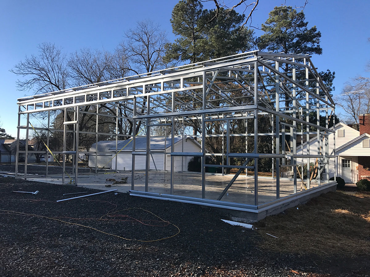 Light Steel Structure Resistant Prefabricated Building Metal Construction Workshop