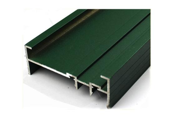 Colored Rectangular Aluminum Tubing , Extruded Aluminum Window Frame