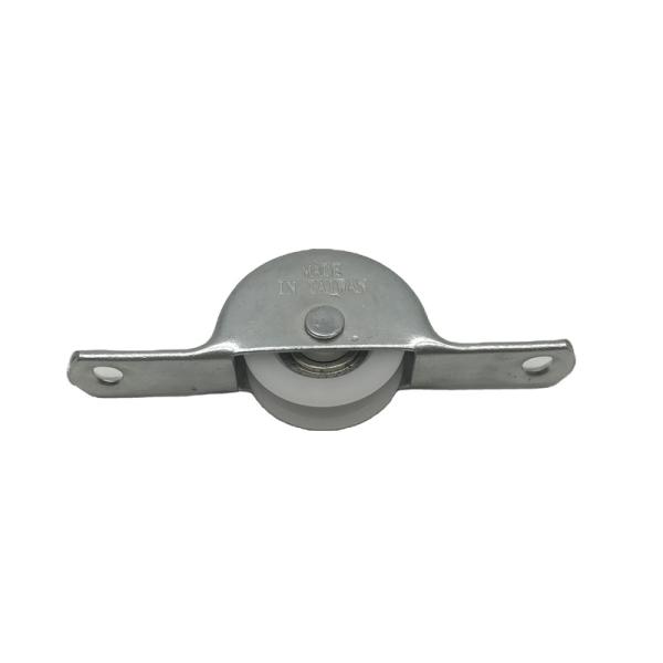 Aluminium Door And Window Accessories 24mm U Groove Nylon Pulley Wheel Iron Wheel Sliding Steel Door Wheels