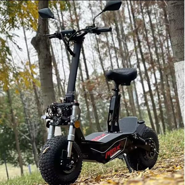 Off Road 2000W 3000W Mobility Electric Scooter COC EEC Brushless Motor 10inch Hub Motor Electric Scooter Motor Bike with CE