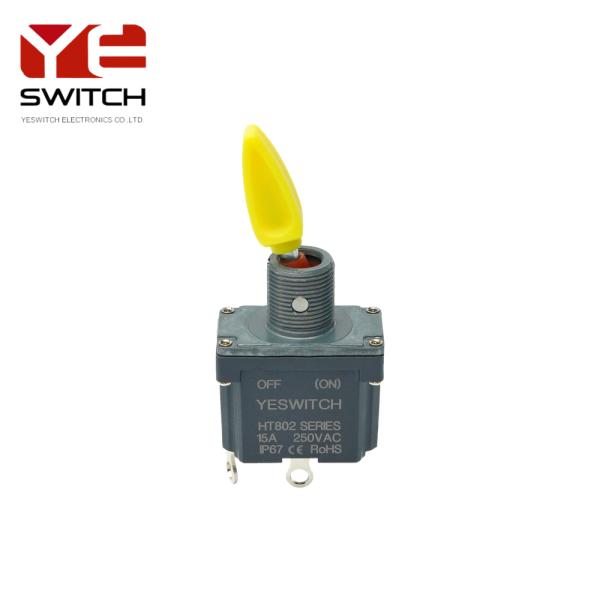 Single Pole Off-(ON) Industrial Toggle Switch With Solder Terminal For Heavy Duty Machine 