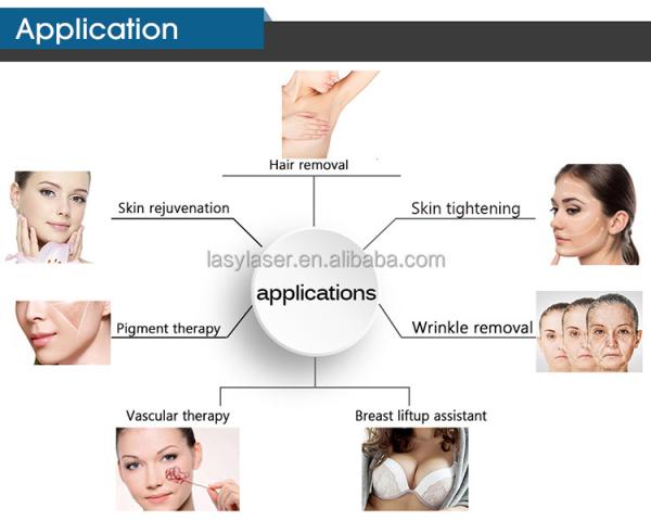 Máquina da remoção 480nm IPL do cabelo da acne SHR DPL com lâmpada da substituição