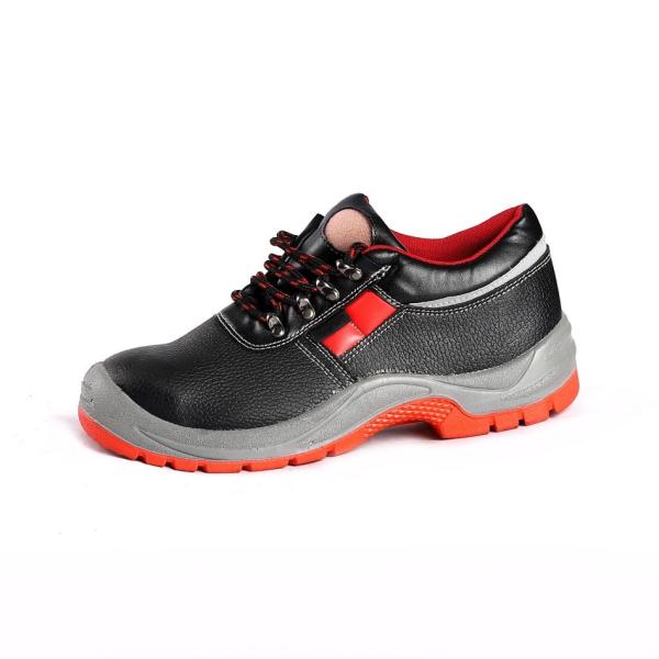 Leather PU Wear Resistant Protective Protection Non Slip Steel Toe Shoes