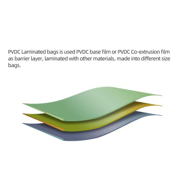 Sacs stratifiés PVDC imprimés sur mesure pour l'emballage alimentaire 40mic~250mic
