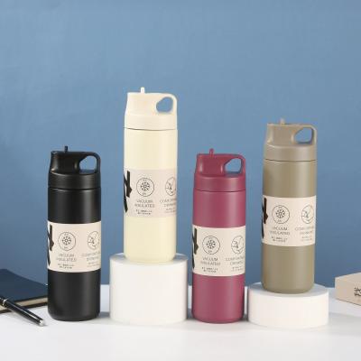 Wholesale Of Cross-border Japanese 304 Stainless Steel Insulated Tumbler Spout Type Sports Water Cup Simple And Portable Sports Water Bottles