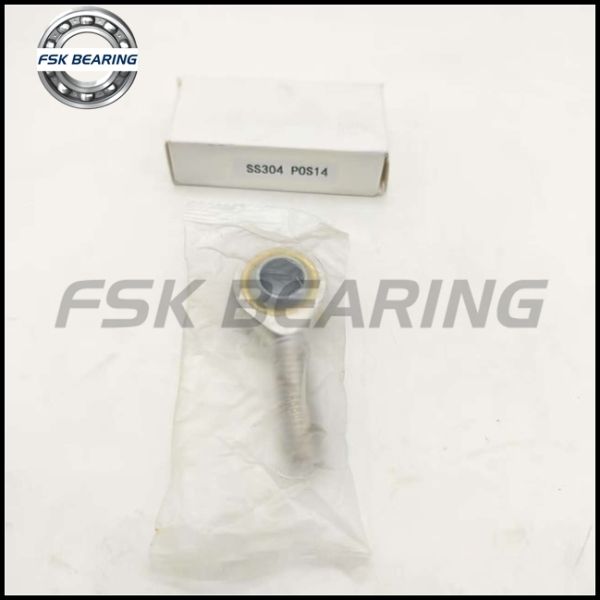 High Precision POS14 Highly Rigid Stainless Steel Rod End Bearing 14*34*19mm ABEC-3/ABEC-5 Precision