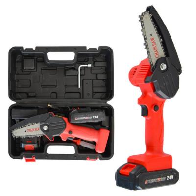 4 máquina Handheld recarregável de Mini Chainsaw Electric Tree Cutting do jardim