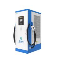 Cargador de vehículos eléctricos de corriente continua inteligente de 160 kW montado en el suelo Cargador de automóviles eléctricos al aire libre