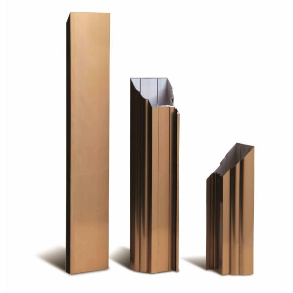 Профиль золотого электрофореза Industial 6060 T5 T6 алюминиевый