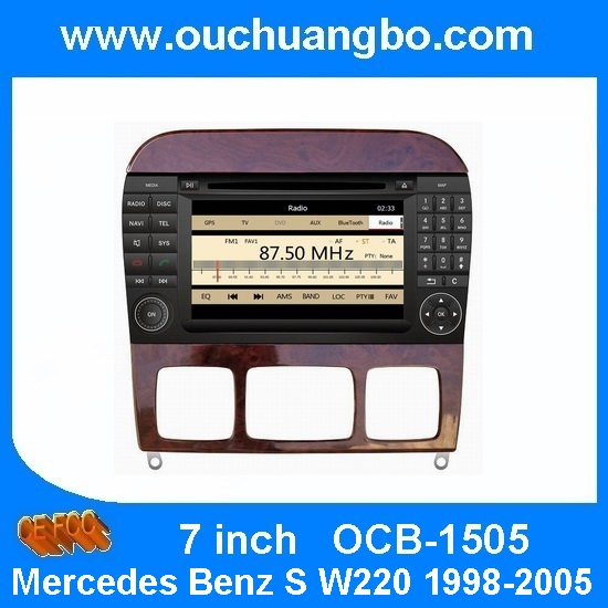 Ouchuangbo Auto GPS Navigation for Mercedes Benz S W220 1998-2005 USB iPod DVD Radio Stereo System OCB-1505