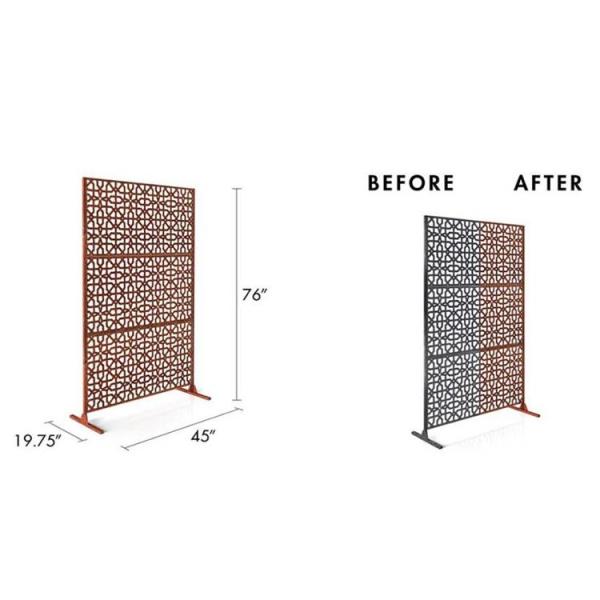 Сад металла орнаментирует экран уединения отрезка лазера Corten стальной для задворк