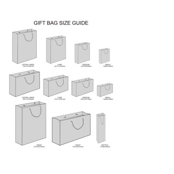 Pink High Gloss Jewelry Gift Bags with Rope Handle / Logo Printed