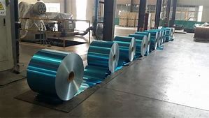 Corrosion Resistance Coloured Aluminium Foil , Industrial Aluminum Foil Rolls