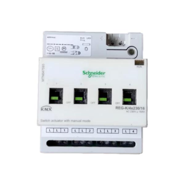 MTN647593 Schneide SpaceLogic KNX REG-K Switch Actuator 4x230V 16A 4 Channel