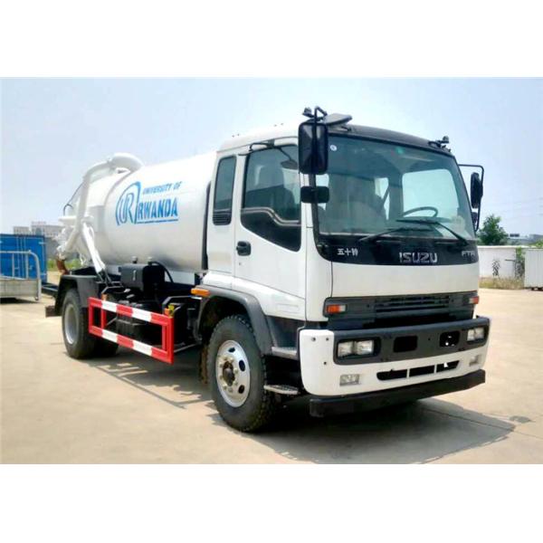 ISUZU 4x2 Tanker Truck Trailer 6 Wheels 8M3 8000L Vacuum Sewage Tank Truck