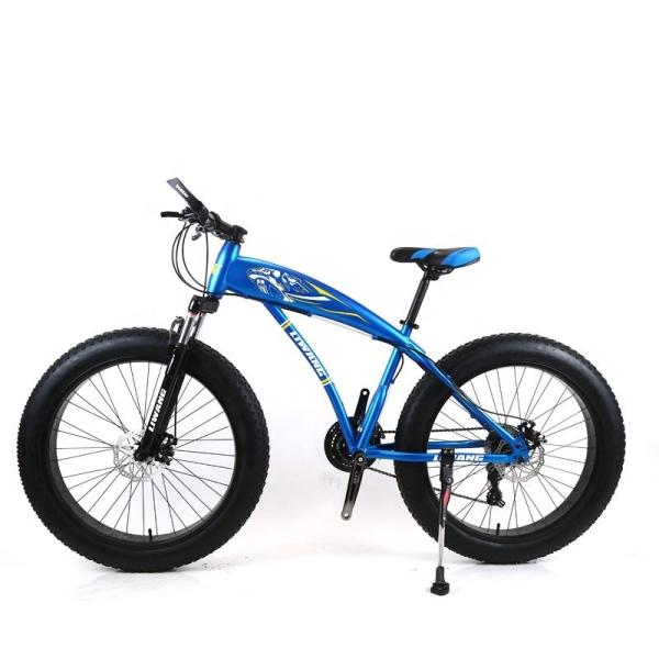 Mountain Fat Tyre Bicycle for Men Load Capacity 200kg Black Red/Black Blue/Black Yellow Customized Bisiklet OEM Bicicleta