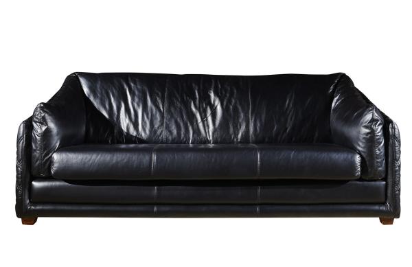 Compact Comforatble Leather Sofa Loveseat , Pure Leather Couches Relax Style