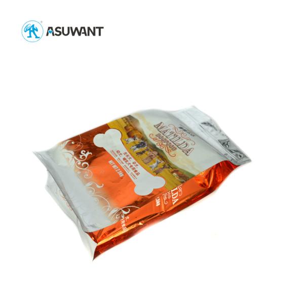 Сумка корма для домашних животных молнии верхняя стоит вверх прокатанный молнией материальной размер подгонянный пластмассой