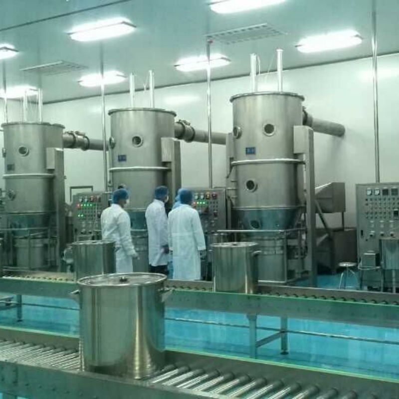 200kg/batch Vertical Fluidized Bed Dryer Manufacturer For Chemical Powder