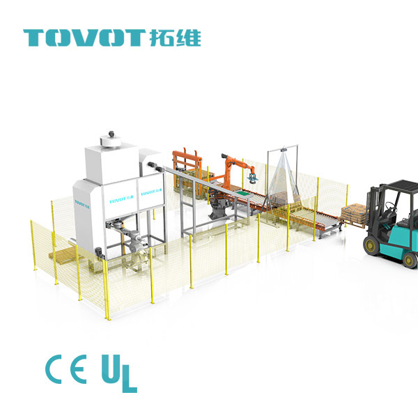 500-700Bags/Hour Robotic Bag Emptying Machine For Food Chemical / Plastic Material
