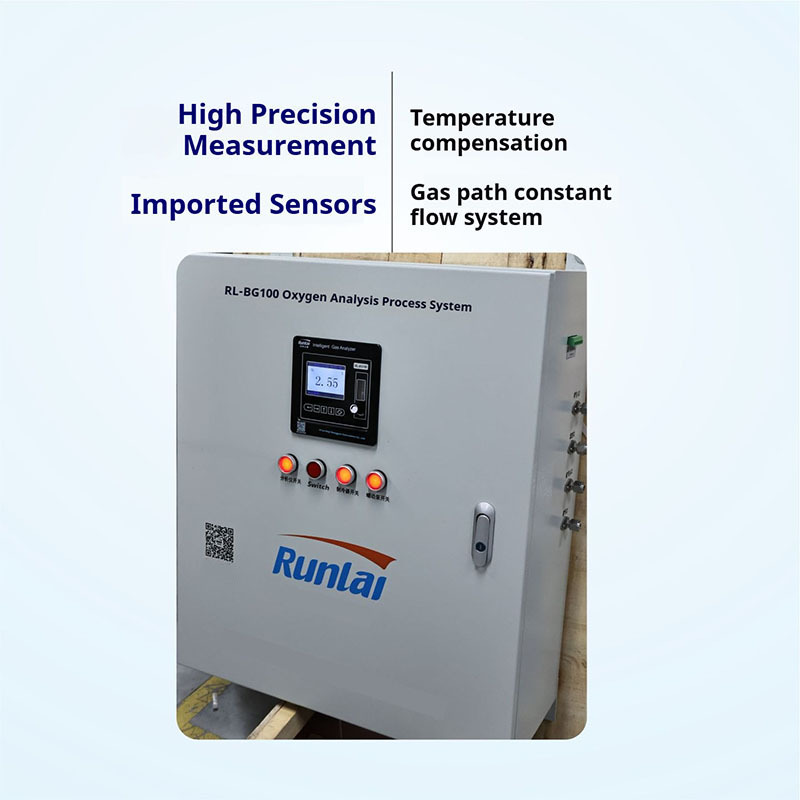 Industrial High Precision O2 Gas Analysis System Metal Gas Oxygen Analyzer